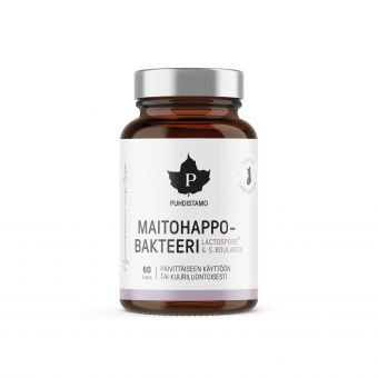 Maitohappobakteeri + Boulardii 60 kaps