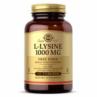 L-lysine 1000mg 50tabl Solgar