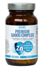 Premium Zink Complex, 60 kaps.