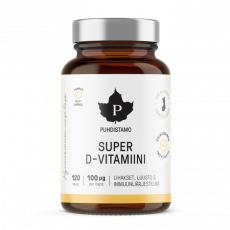 Super D-vitamiini 100 μg - 120 kaps