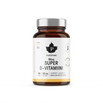 Super D-vitamiini, 50 mcg - 60 kaps. 