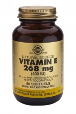 E-vitamiini 268mg Mixed 50 vegetarian softgels