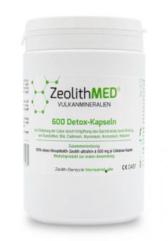 Zeolite MED® 600 detox capsules