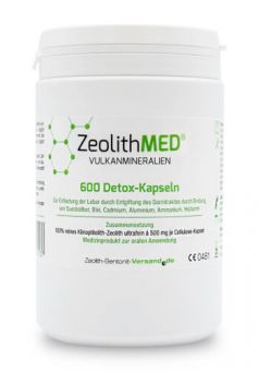 Zeolite MED® 600 detox capsules 